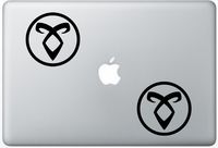 Angelic Power Rune ArcDecals78601439 Set Of Two (2x) , Decal , Sticker , Laptop , Ipad , Car , Truck