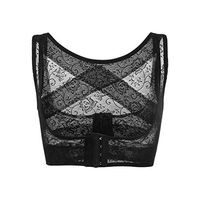 IKevan Nylon Spandex Adjustable Posture Corrector Back Shoulder Support Correct Brace Belt for Women Lady (XXL)