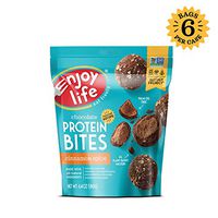 Enjoy Life Protein Bites, Soy free, Nut free, Gluten free, Dairy free, Non GMO, Vegan, Cinnamon Spice, 6.4 oz Bags, Pack of 6