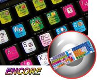 ADOBE ENCORE KEYBOARD STICKER FOR LAPTOP, DESKTOP AND NOTEBOOK