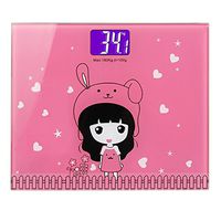 ❤️Cloudro❤️ Digital Electronic Body Weight Scale, Steel Protective Glass Pure Color 400 Pound (G)