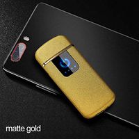 Studyset USB Electronic Lighter Electric Dual Flameless Lighter Torch Rechargeable Windproof Cigarette Lighter