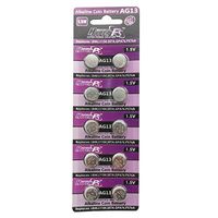 10 pcs AG13 GP76 357A SR44SW RW42 1.5V Alkaline Button Cell Battery HyperPS