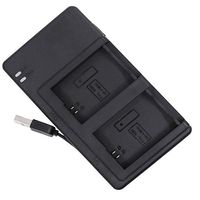 NP-FW50 Dual Channel Battery Charger, Compatible Sony A6500 A5000 A5100 A6000 A6300 A7 A7II A7RII A7SII A7S A7S2 A7R A7R2 A55 RX10 Accessories(Charger + USB Charging Cable)