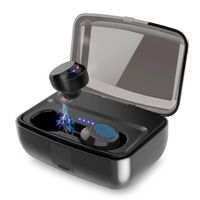 Llkboha C3True Wireless Earbuds Bluetooth 5.0 Stable Connection Headphones, IPX8 Waterproof HD Sound Quality 3 Seconds Auto Pairing Technology Wireless Headphones, 3000mAh Charging Box (1-0)