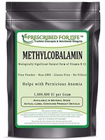 MethylCobalamin - Natural Vitamin B-12 Pure Powder (1,000,000 IU per Gram), 2 kg