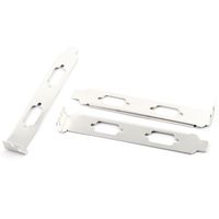 uxcell DB9 LPT Parallel Dual Port Long Profile PCI Bracket Plate 3pcs for Mini Case RS232