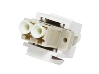Monoprice 102875 Keystone Jack-Modular LC, White