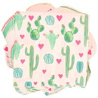 Fiesta Party Supplies, Cactus Napkins (100 Pack)