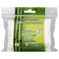 NATUREZWAY SPONGE BAMBOO 2PK-1 EA -Pack of 24