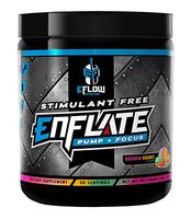 eFlow Nutrition ENFLATE Stimulant Free Pump Focus preworkout (Rainbow Sherbet)
