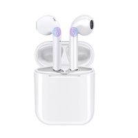 Wireless Ear-Buds, Bluetooth 5.0, Easier Pairing, Longer Distance, Best Sound Quality, Sweat-Proof Design, 20 Hours Play time, Storage case for Charging.