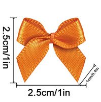 20 Color Pre-Tied DarkOrange Satin Gift Bows (Pack of 50)