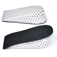 Breathable Memory Foam Insoles Lifts, Heel Cups Support Orthotic Protector Inserts, Height Increase Shock Absorbing Cushions, Bone Spur Pain Relief Pads, for Plantar Fasciitis Heel Sore (1.18")