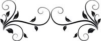 ELKS Unique Design HUGE PAIR SWIRL SCROLL HORSE FLOAT STICKER #6, Black, 12 In, Die Cut Vinyl Decal Windows, Cars, Trucks, Toolbox, Laptops, Macbook-virtually Any Hard Smooth Surface