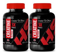 Creatine bulk powder - CREATINE TRI-PHASE 5000MG - boost endurance and muscle (2 Bottles)