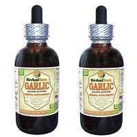 Garlic (Allium Sativum) Tincture, Organic Dried Liquid Extract (Brand Name: HerbalTerra, Proudly Made in USA) 2x4 fl.oz (2x120 ml)