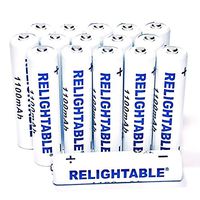 RELIGHTABLE Rechargeable AAA Batteries Ready2Charge 1100mAh Ni-MH Battery (16 Pack AAA)
