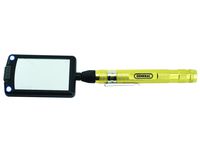 General Tools 92560 LED Lighted Telescoping Rectangular Inspection Mirror, 24 inches