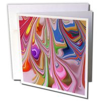 3dRose Candy Melt II - Greeting Cards, 6 x 6 inches, set of 12 (gc_7268_2)