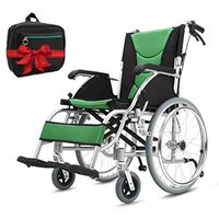 Chunse Self Propelled Wheelchairs, Aluminium Wheelchair Lightweight and Foldable Frame for Elderly Handicapped,20wheel