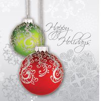 Creative Converting 18 Count Jingle Bells Lunch Napkins with Happy Holidays Greeting, Jingle Bells