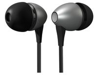 Popclik Evolo Earphones Black with Microphone & Control in Ear Remarkable Stability