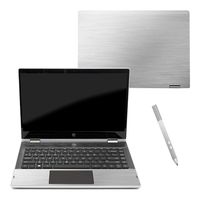 MightySkins Skin Compatible with HP Pavilion x360 14" (2018) - Cold Steel | Protective, Durable, and Unique Vinyl Decal wrap Cover | Easy to Apply, Remove, and Change Styles | Made in The USA