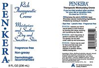 Pen'Kera Therapeutic Moisturizing Cream -- 8 oz.