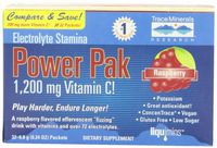 Trace Minerals Research Electrolyte Stamina Power Pak, Raspberry (Pack of 2)