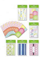 Assorted Thank You Appreciation Cards Bulk Blank Note Cards Set 48 Pack Assortment & 6 Designs With Foil Finish, Baby Shower, Wedding, Bridal Shower, Condolence, Flowers, Polka Dots