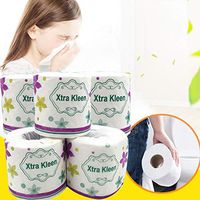 Hollow Roll Paper Print Interesting Toilet Paper Table Kitchen Pape Toilet Paper, Home Kitchen Toilet Tissue, Soft Hand Towels for Daily Use Bath Pumping Paper Household Cleaning Napkin Tissue Smooth