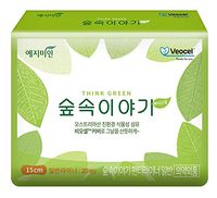 [YEJIMIIN] Sanitary Pads VEOCEL, Organic Material from Eucalyptus, Eco-Friendly Vegetable Fiber (Liner 6inch, 20 Counts per 1 Pack) (60) VEOCEL Liner *3