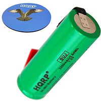 HQRP 49mm x 17mm Battery for Colgate Toothbrush KR-1700AU KR-1400AE KR-1200AE Replacement + HQRP Coaster