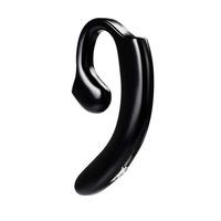 C7 Ear-Hook Bluetooth Headphones,Non Ear Plug Headset with Microphone,Single Ear Headset Painless Wearing Sport Earphones for Smartphones for Smartphones - Black