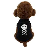 Pet Shirt, Howstar Puppy Clothes Sweater Soft Dog Vest Sweatshirt for Small Dog (Black, M)