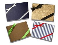 Summer Vacation Pop Up Gift Card Holder Box 4-Pack with Ribbons