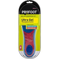 ProFoot Ultra Gel Massaging Insoles, Women's 6-10, 1 Pair