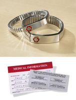 Steel Medical Id Bracelet Mens by Collections Etc