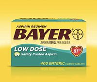Bayer Low Dose Safety Coated Aspirin 81 mg, 400 Count