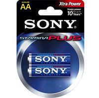 SONY S-AM3B2A Stamina Plus Alkaline Batteries (AA, 2 Pack)