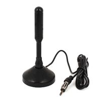 uxcell Universal Black Plastic Magnetic Base Car Exterior AM/FM Radio Signal Antenna