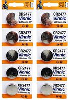 Vinnic CR2477 3V Lithium Cell 10 Batteries EXP. 2028