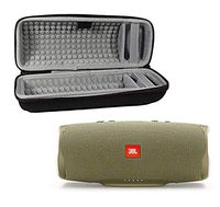 JBL Charge 4 Waterproof Wireless Bluetooth Speaker Bundle with Portable Hard Case - Sand