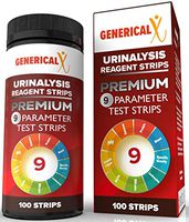 9 Parameter Premium Urinalysis Test Strips for UTI, Ketones, pH, Protein, Blood, Kidney, Liver Problems | FDA Approved| (100 Strips) Detailed Instructions |Measure Ketones & More | Accurate, Res
