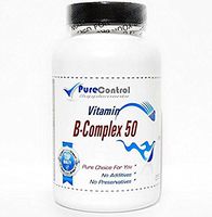 B-Complex 50 Vitamin // 100 Capsules // Pure // by PureControl Supplements