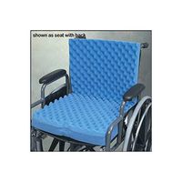 Hermell Products Egg Crate Wheelchair Full Cushion, Blue 1'6" x 1'4" x 4"