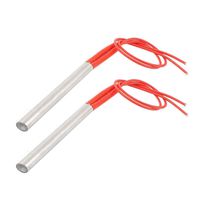 YXQ 110V 250W Cartridge Heater 8x80mm Cylinder with String for 3D Printer Build Plate 2 Pcs