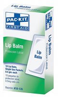 Lip Balm, Packet, 0.5g, PK10