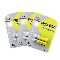 Ni-MH aa Rechargeable Battery 1.2v 600mAh Count:Pcs (6)